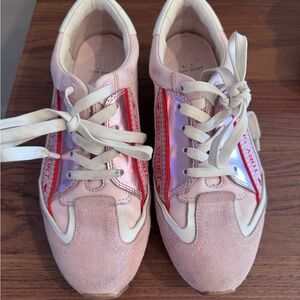 Tory Burch Sport Stylish Pink and Red Women's Sneakers